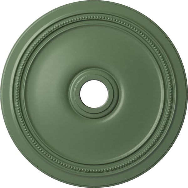 Ekena Millwork Diane Ceiling Medallion (Fits Canopies up to 6 1/4"), 24"OD x 3 5/8"ID x 1 1/4"P, Athenian Green CM24DIAGF - main